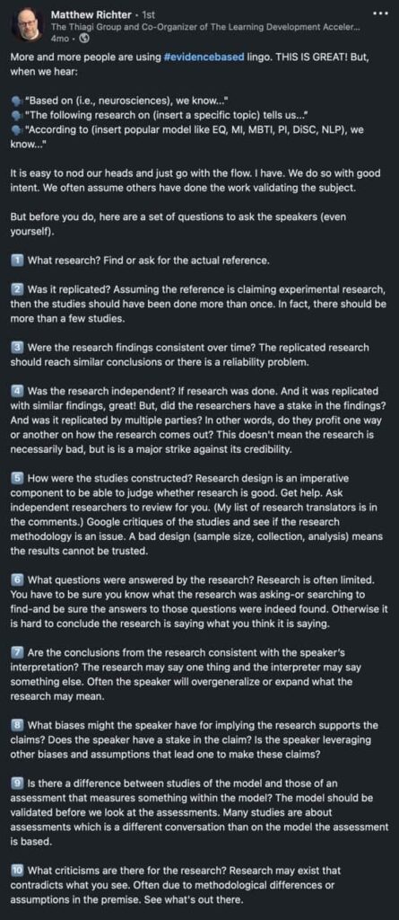 LinkedIn post with link to original.