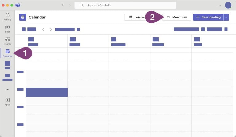 Microsoft Teams main window.