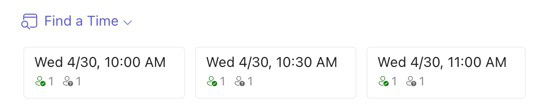 Schedule meeting choose date and time drop-downs.